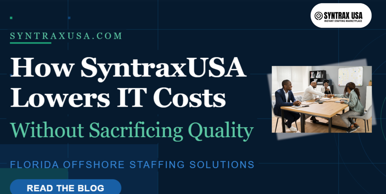 How SyntraxUSA Lowers IT Costs Without Sacrificing Quality