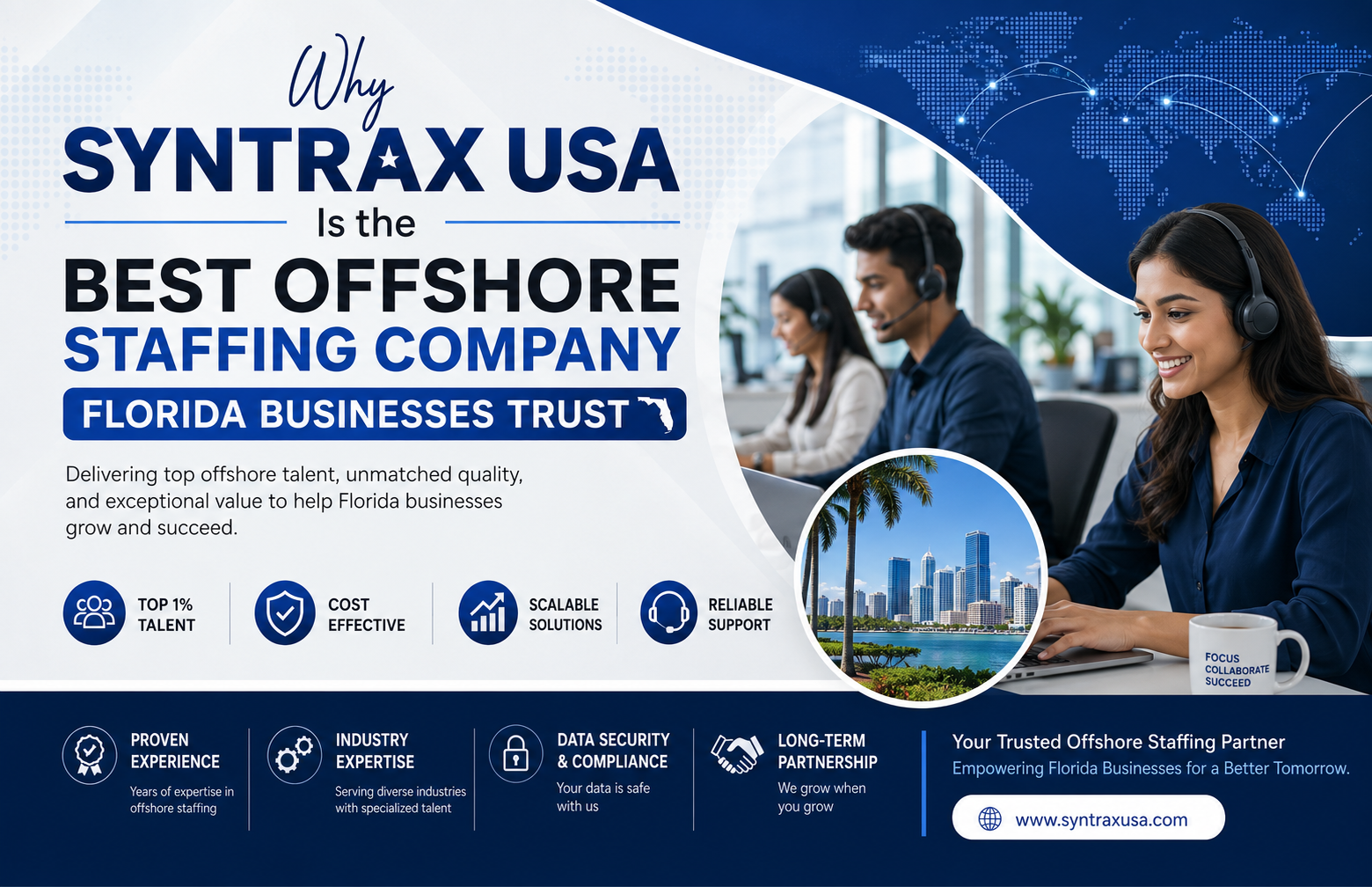 Why Syntrax USA Is the Best Offshore Staffing Company Florida Businesses Trust